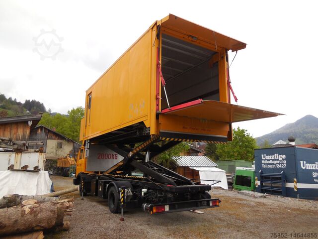 Transporter mit Koffer Iveco 90-13 A Hub Hebevorrichtg Sitzwechselwag