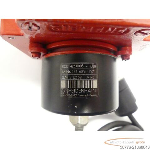Unidade de controlo Siemens 1FT5046-0AF71-1 - Z AC-VSA-Motor SN: EE783215102001 - Z = G45 / H22