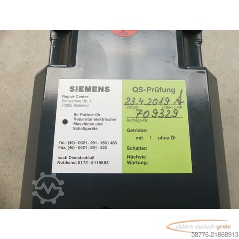 Steuerung Siemens 1FT6062-6AF71-3EA2 Servomotor SN: YFS629035901001 -generalüberholt-