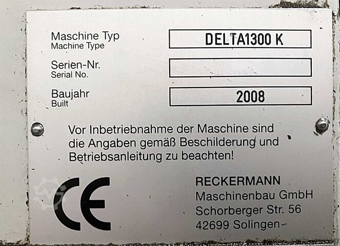 Fresadora universal CNC Reckermann Delta1300 K
