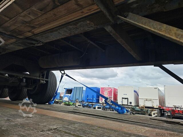 Flatbed GROENEWEGEN dro-12-24 FLATBED | STEEL SUSPENSION DRUM BRAK...