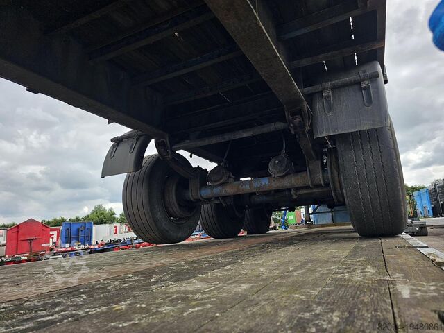 Flatbed GROENEWEGEN dro-12-24 FLATBED | STEEL SUSPENSION DRUM BRAK...