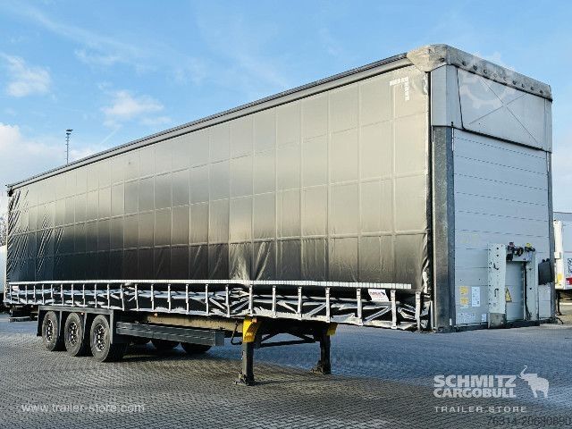 Open oplegger met zeil Schmitz Cargobull Curtainsider Mega Getränke