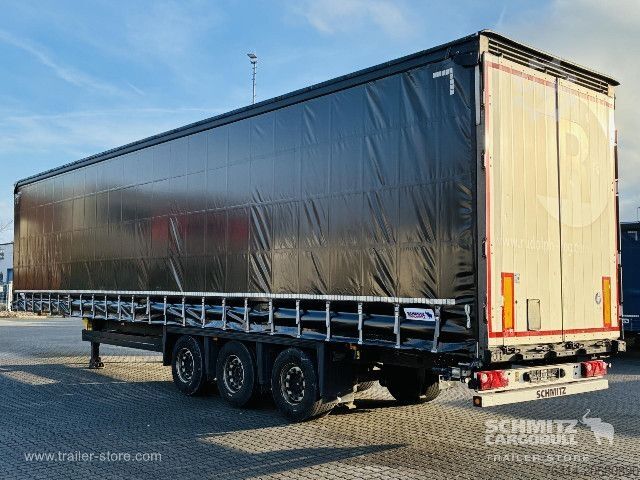 Open oplegger met zeil Schmitz Cargobull Curtainsider Mega Getränke