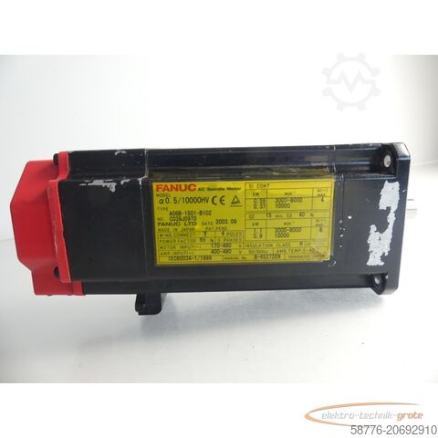Unidad de control Fanuc A06B-1501-B102 Spindelmotor Seriennummer: C039J0970