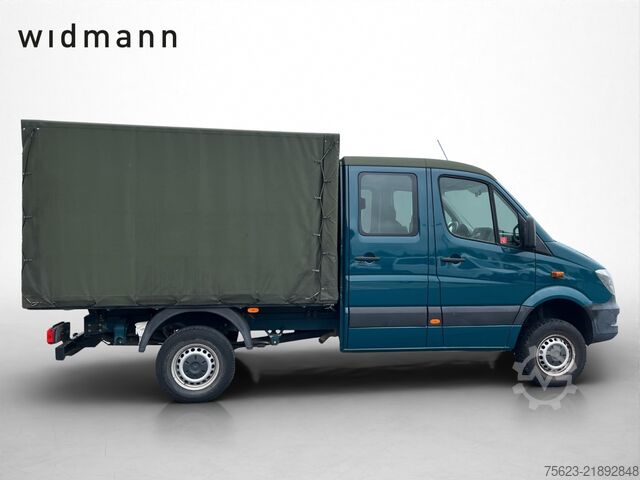 Transporter mit Pritsche & Plane Mercedes-Benz Sprinter 316 CDI 4x4 Doka Pri/Pla Klima Standh. AHK