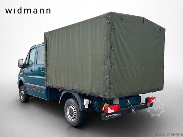 Transporter mit Pritsche & Plane Mercedes-Benz Sprinter 316 CDI 4x4 Doka Pri/Pla Klima Standh. AHK