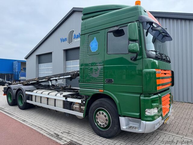 Containertransport DAF XF105-460 FAS , Manual, Retarder, NCH Kipper, 1...