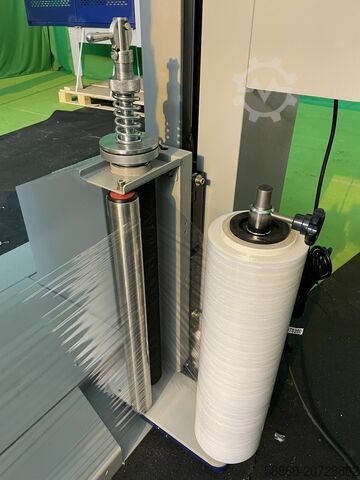 Semi-automatic pallet wrapper Drehteller / StretchWickler KVK 1 Economic