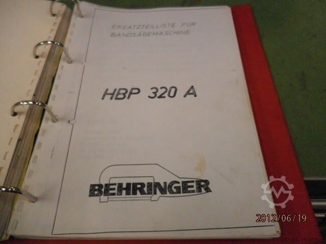 Πλήρης αυτόματη μηχανή κοπής Behringer HBP 320 A