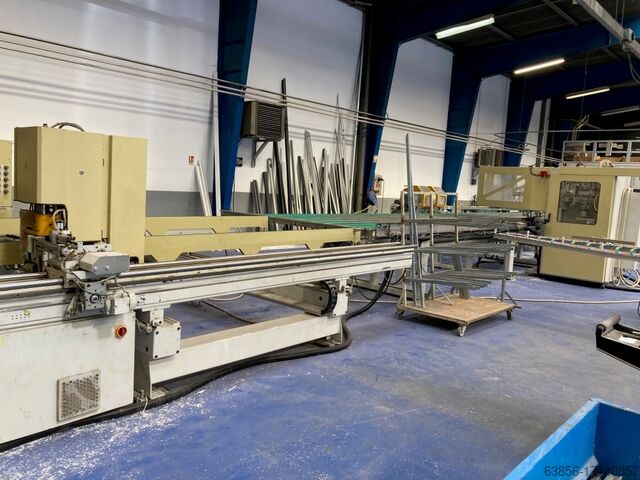 Soudeuse horizontale 4 têtes CNC et ébavurage automatique CNC SOENEN Q4 BFP SOENEN HENDRIK Q4 et BFP