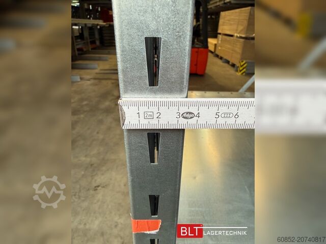 Cantilever rack 1,33 lfm Gebrauchtes STOW Fachbodenregal 300cm hoch, 60cm tief, 7 Lagerebenen