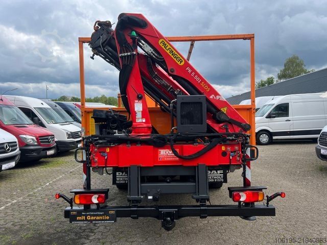 Vrachtwagen met kraanopbouw DAF LF 230*Palfinger Kran PK5.501 Solid+Funk+Greifer