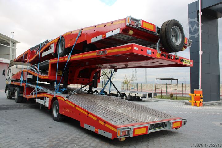 Automobil koji prevozi poluprilov Lider 1 axle car carrier