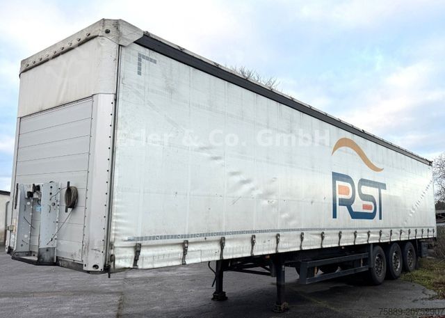 Open semitrailer with tarp SCHMITZ CARGOBULL Liftachse, Edscha, Rahmen verzinkt, 385/65