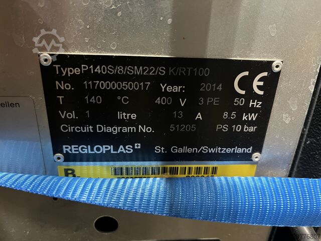 Temperature control unit Regloplas P140S/8/SM22/S K/RT100