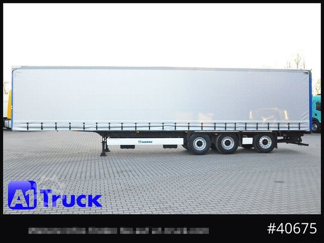 Open oplegger met zeil KRONE SD 27, Staplerhalterung, Liftachse, Lenkachse