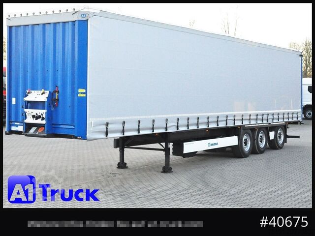 Open oplegger met zeil KRONE SD 27, Staplerhalterung, Liftachse, Lenkachse