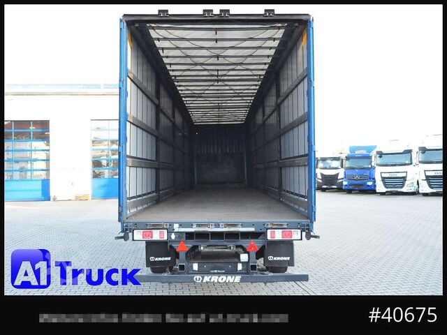 Open oplegger met zeil KRONE SD 27, Staplerhalterung, Liftachse, Lenkachse