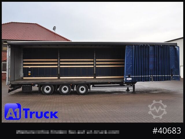 Open oplegger met zeil SCHMITZ SCB 24, Mega, Speed Curtain, VDI 2700, TÜV 10/2026