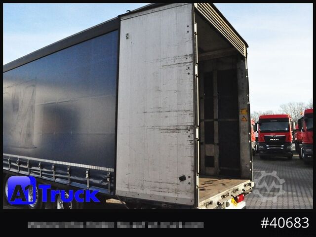 Open oplegger met zeil SCHMITZ SCB 24, Mega, Speed Curtain, VDI 2700, TÜV 10/2026