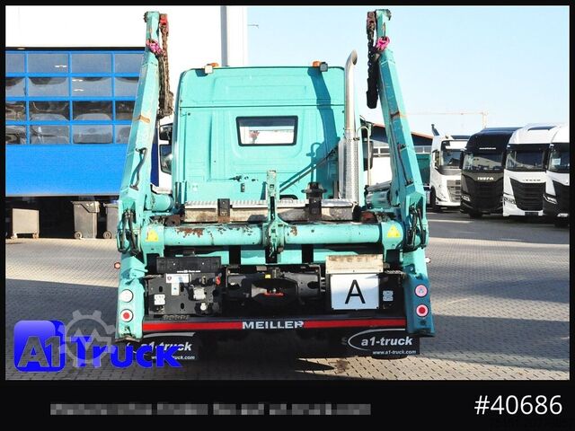 Camión volquete SCANIA G410 Meiller AK 16 Funk Lenkachse