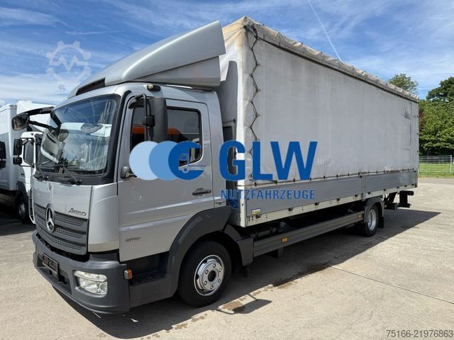 Furgão cortina de lona MERCEDES-BENZ ATEGO 818 L Pritsche/Plane 7,10 m LBW 1 T*EDSCHA