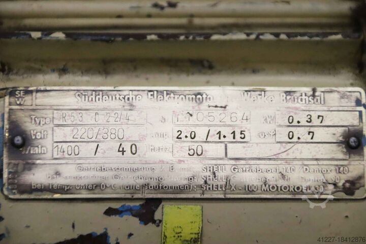 Tandwielmotor 0,37 kW 40 tpm SEW-EURODRIVE R53 D 22/4