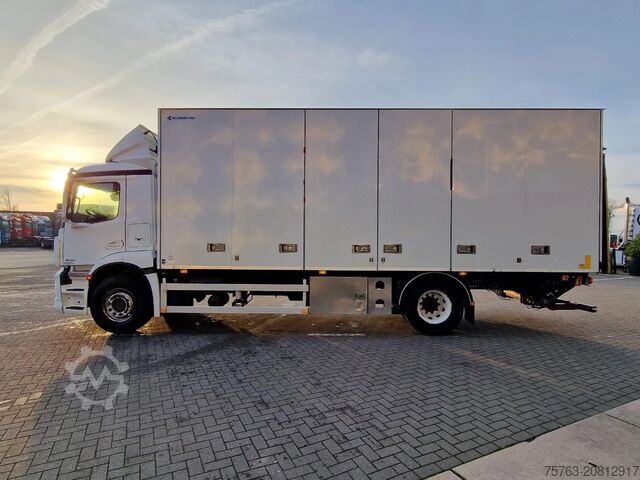 Kuffert Mercedes-Benz Antos 1830 4x2 - Box with sidedoors - Zepro loa...