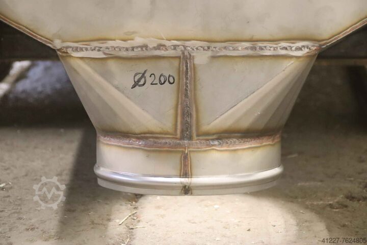 Absaughaube Trichter Edelstahl 2020/910/H300 mm