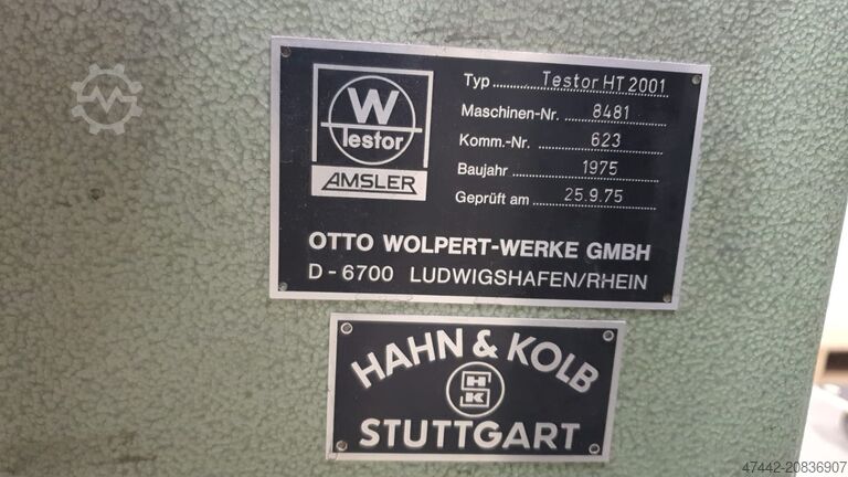 Durometer Wolpert TESTOR HT 2001