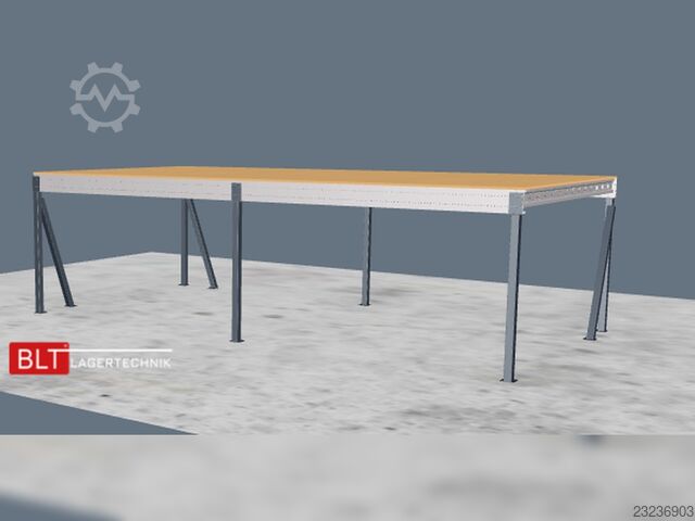 Opslagplatform 5x10m Lagerbühne , Belastung : 500kg/qm Unterkante: 2,5m , ca. 50qm Systembühne