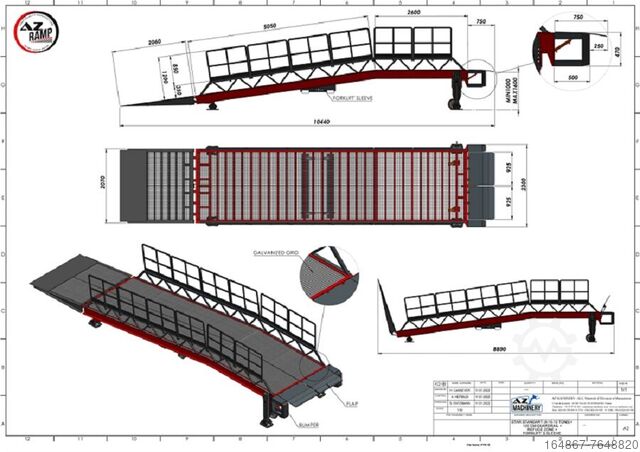 YÜKLEME RAMPASI AZ STAR 8 T AZ RAMP STAR 8 T