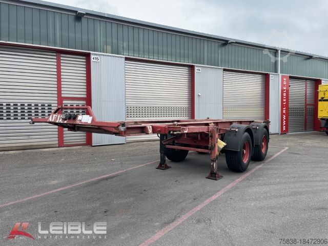 Değişebilir kasalı yarı römork DOLL 20 feet / Fuss Containerchassis*BPW Achsen*