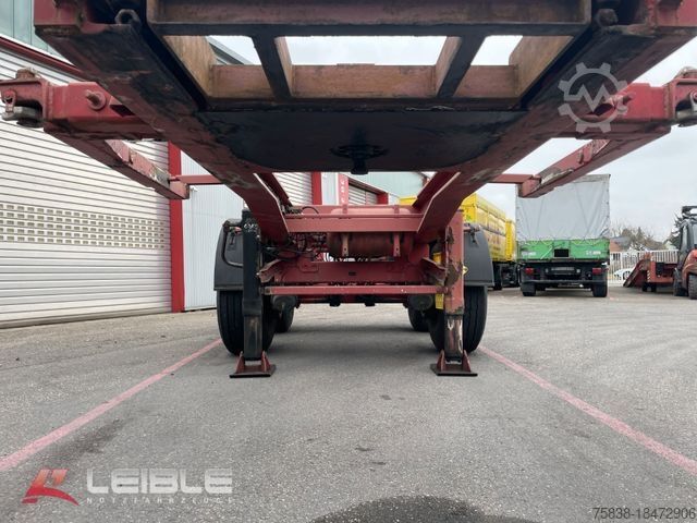 Değişebilir kasalı yarı römork DOLL 20 feet / Fuss Containerchassis*BPW Achsen*