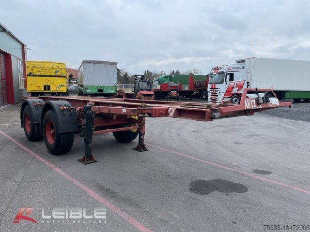 Değişebilir kasalı yarı römork DOLL 20 feet / Fuss Containerchassis*BPW Achsen*