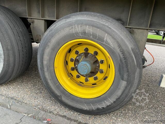 Flatbed Haan OPL45 Heavy Duty / Rungen-Potholes /BPW / 2x Li...
