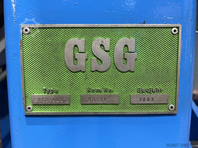Draadborstel ontroestingsmachine GSG GmbH & Co. KG RWCB / 400-3