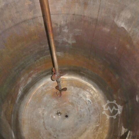 Réservoir sous pression de 650 litres pouvant être chauffé/refroidi en V2A  