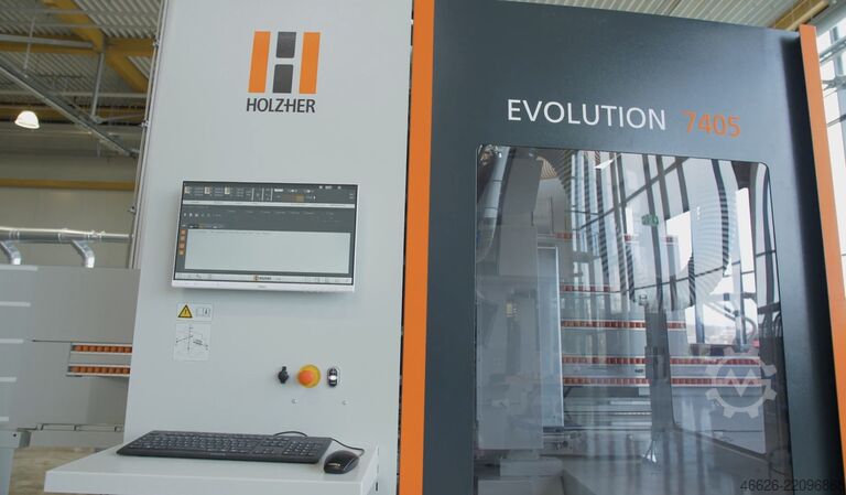 Függőleges faipari megmunkáló központ HOLZ-HER EVOLUTION 7405 Connect