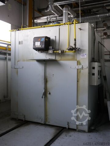 Kamrás kemence Égető kemence Keményítő kemence Kemencekemencék Glasbeek Finish Gas Type 003.05, 200 ° C