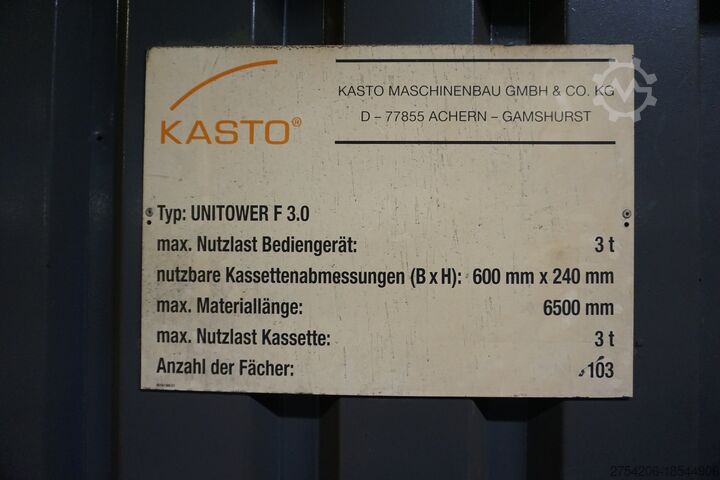 Lift de depozit Kasto Maschinenbau Unitower F 3.0