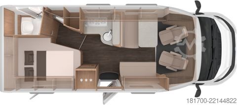 Félintegrált lakóautó Knaus L!VE TI 650 MF Platinum Selection *TraumMobil*Automatik*
