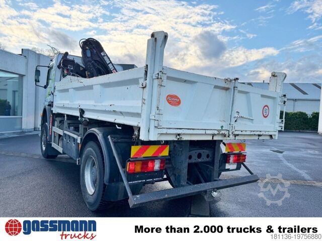 Camião basculante Mercedes-Benz Atego 1823AK 4x4, Kran HIAB, Bordmatik