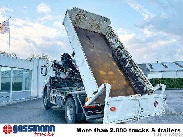 Camião basculante Mercedes-Benz Atego 1823AK 4x4, Kran HIAB, Bordmatik