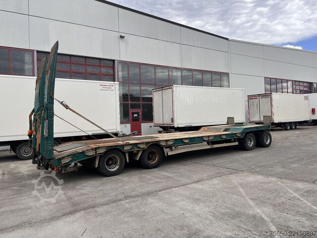 Remorque porte-engins surbaissée Humbaur HTD 409525-4A  4 Achs Tiefladeranhänger, kein Müller Mitteltal