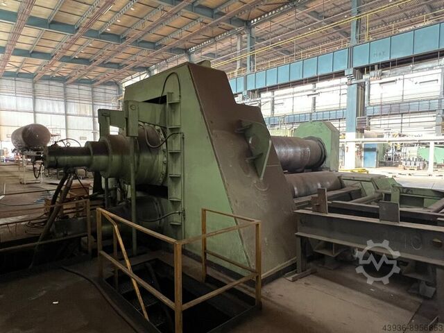 4 ruller rund bøjningsrulle 3100 x 140 mm Haeusler VRM HY