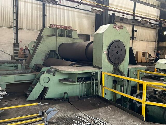 4 ruller rund bøjningsrulle 3100 x 140 mm Haeusler VRM HY