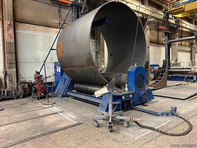 4 ruller rund bøjning af metalpladerulle 3100 x 70 Haeusler VRM HY