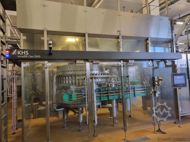 KHS burkfyllningslinje för läskedrycker och öl KHS CAN FILLING LINE FOR CSD AND BEER
